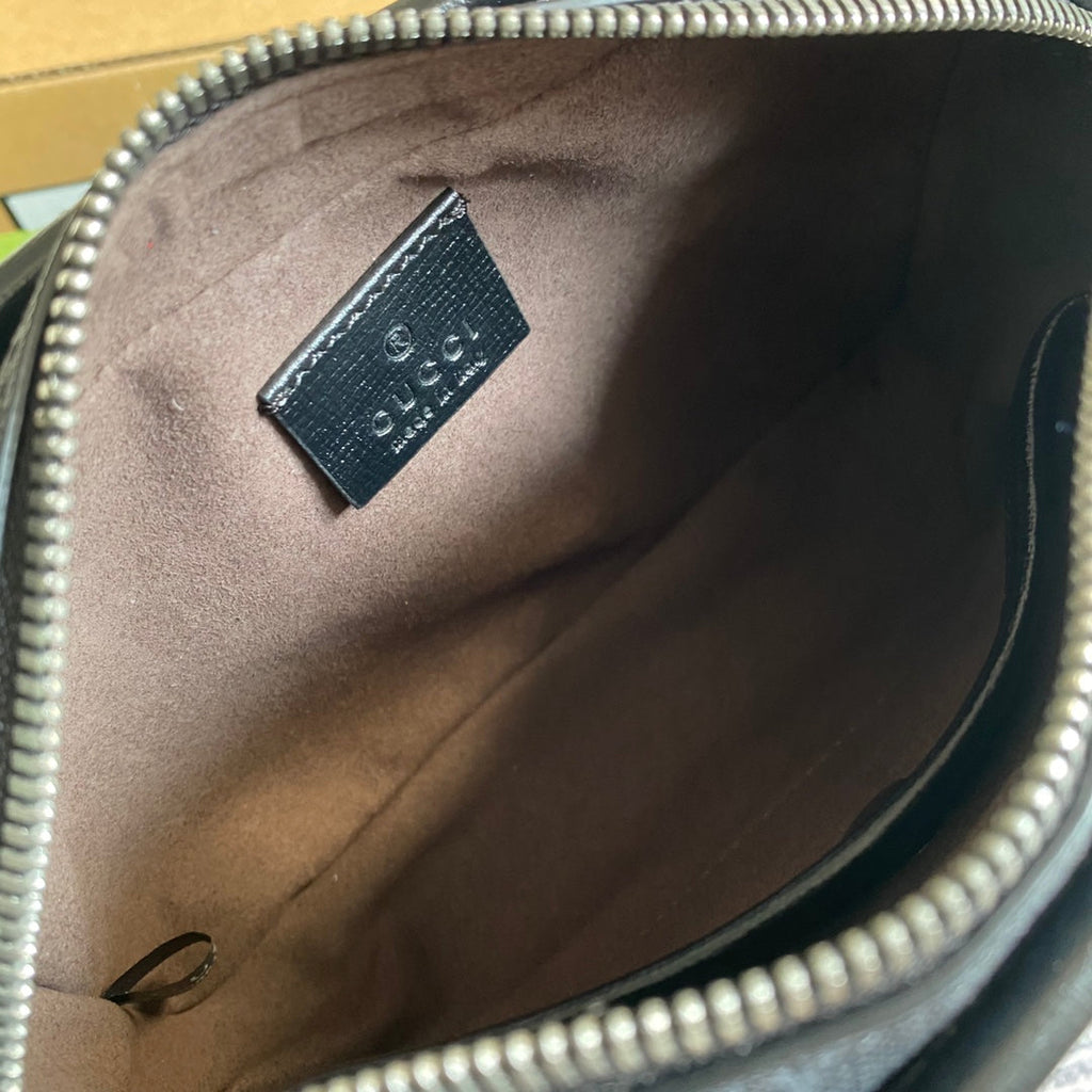 Gucci ‎658572 Mini bag with Interlocking G black leather