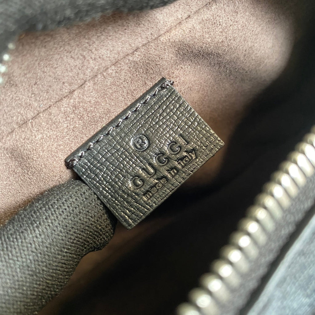 Gucci ‎658572 Mini bag with Interlocking G black leather
