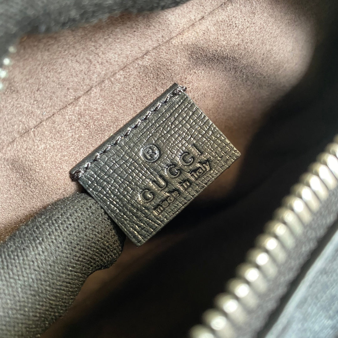 Gucci ‎658572 Mini bag with Interlocking G black leather