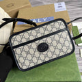 Gucci ‎658572 Mini bag with Interlocking G blue leather