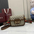Gucci Horsebit 1955 GG mini bag 658574 GG Supreme brown