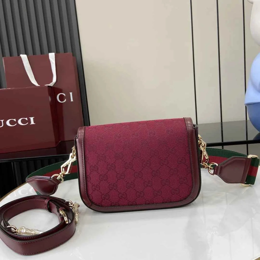 Gucci Horsebit 1955 GG mini bag 658574 GG Supreme red