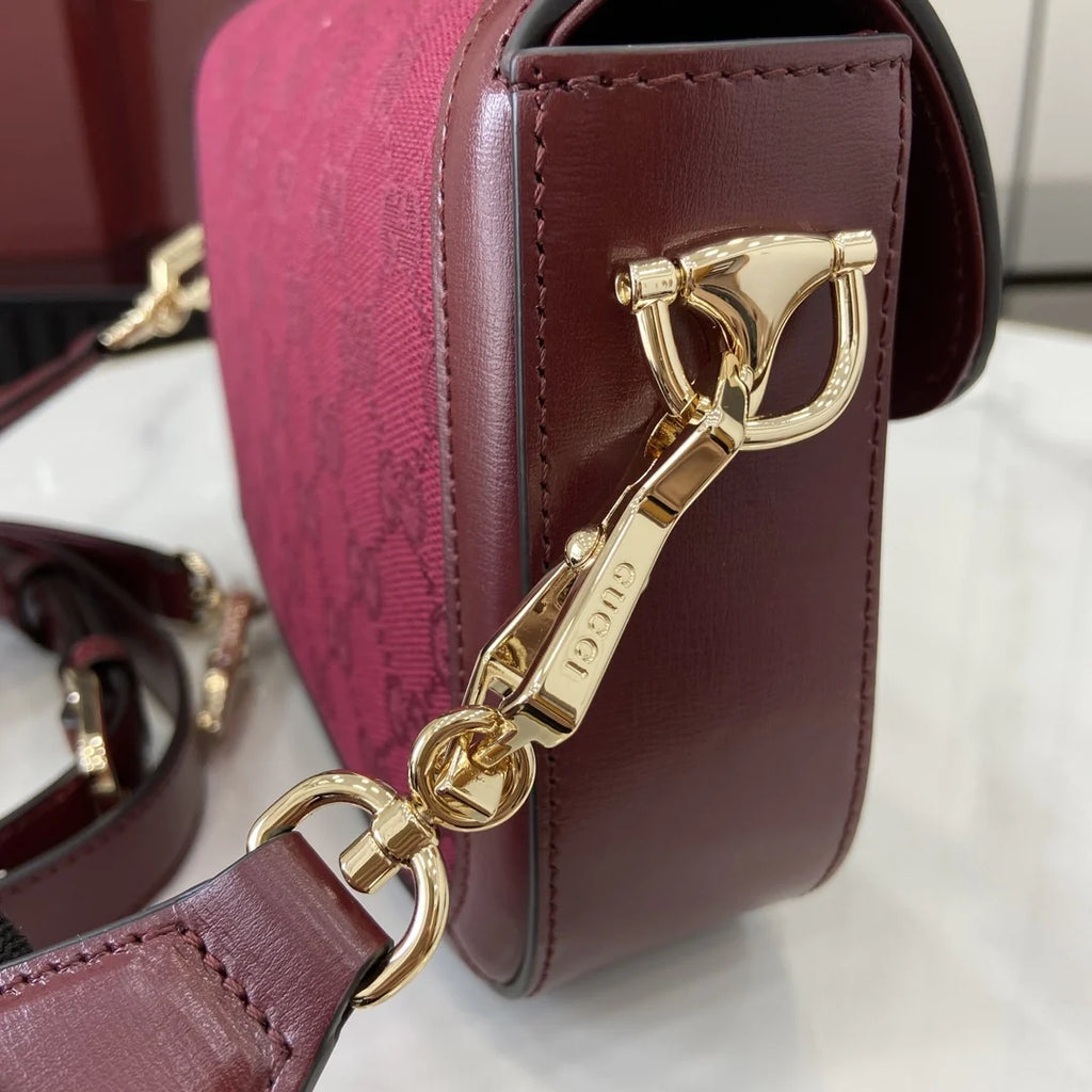 Gucci Horsebit 1955 GG mini bag 658574 GG Supreme red