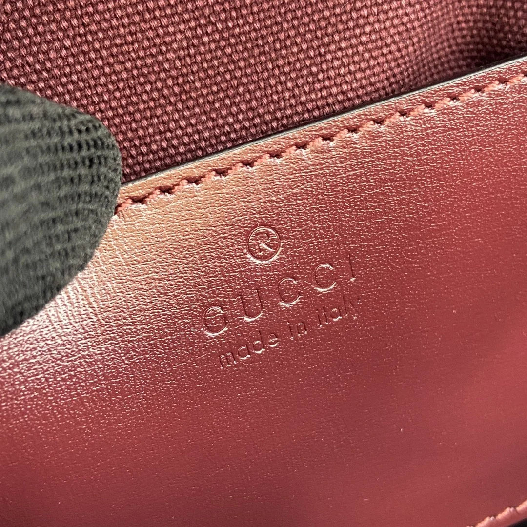 Gucci Horsebit 1955 GG mini bag 658574 GG Supreme red