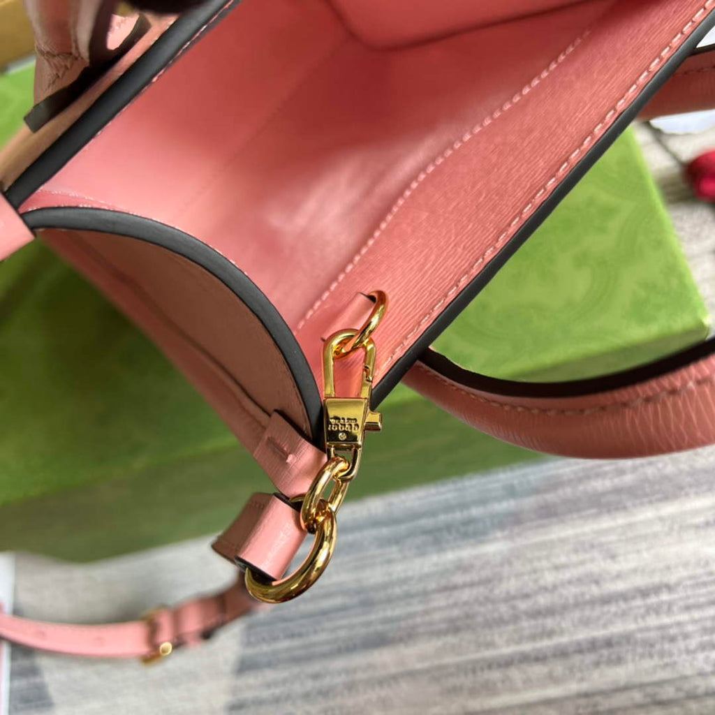 Gucci ‎‎‎671623 Bananya print mini tote bag pink