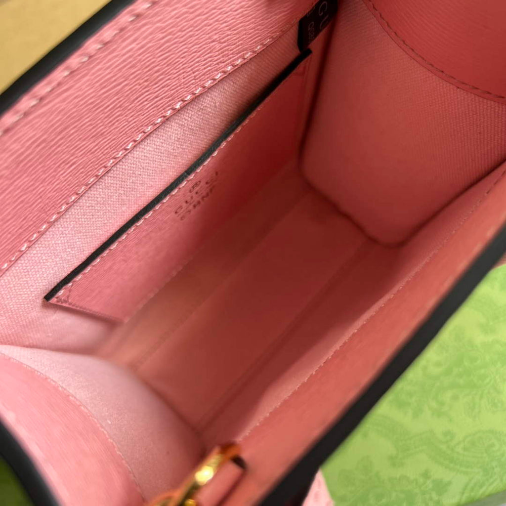 Gucci ‎‎‎671623 Bananya print mini tote bag pink
