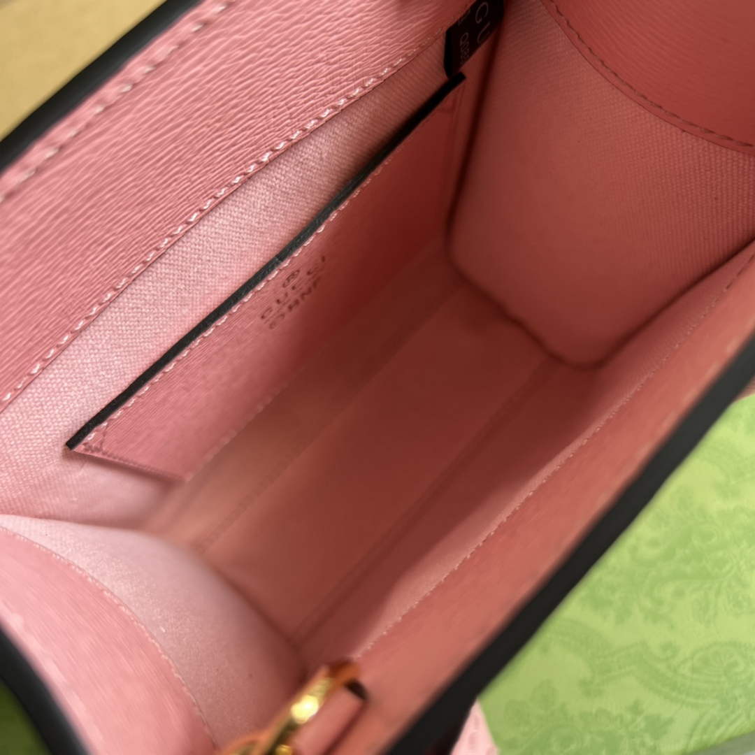 Gucci ‎‎‎671623 Bananya print mini tote bag pink