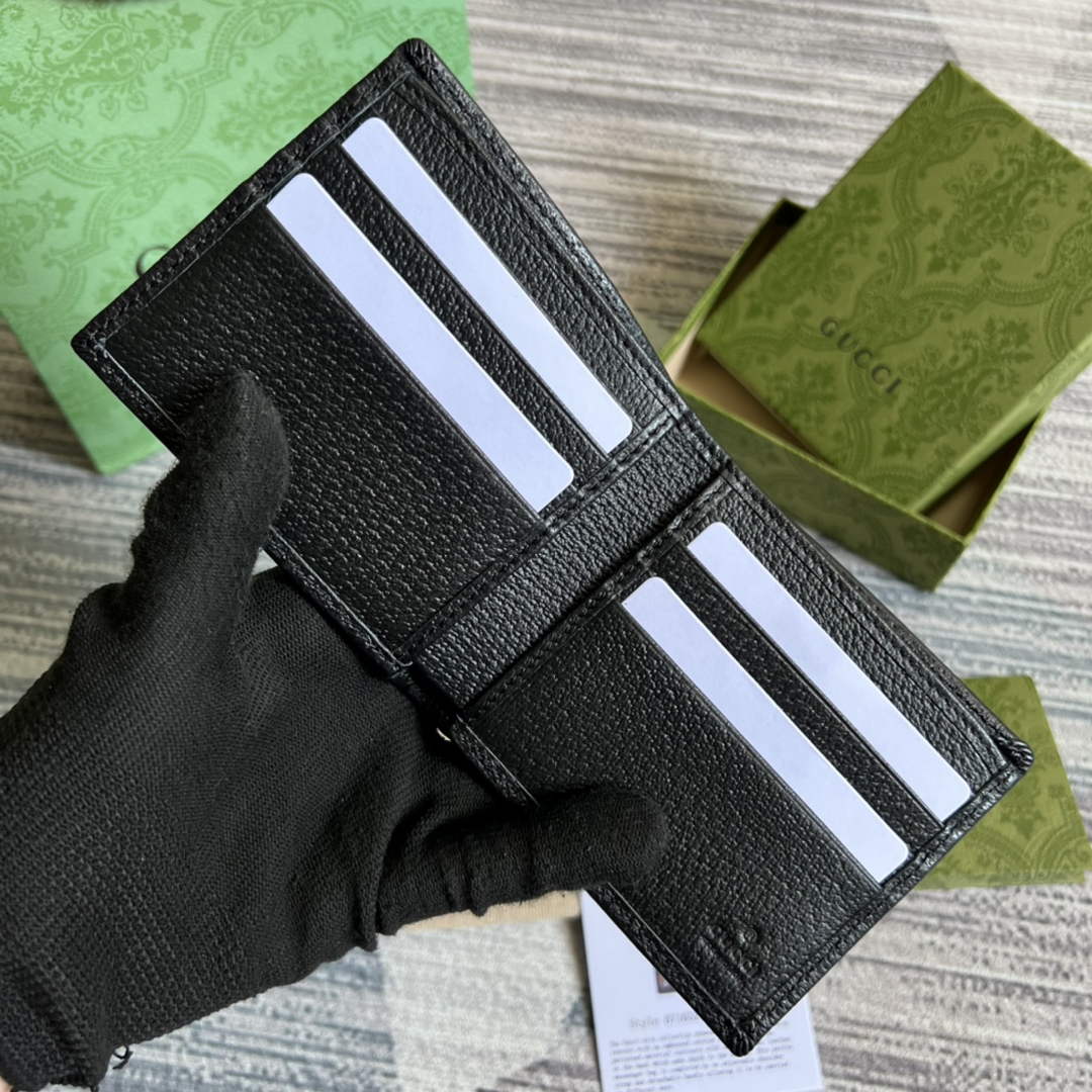 ‎Gucci 671652 Wallet with tiger print black