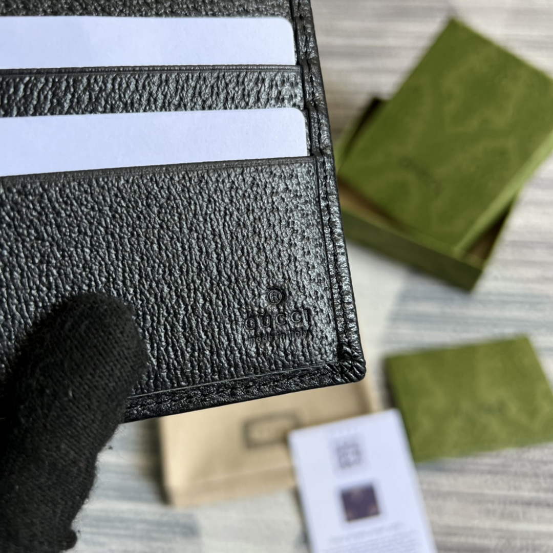 ‎Gucci 671652 Wallet with tiger print black