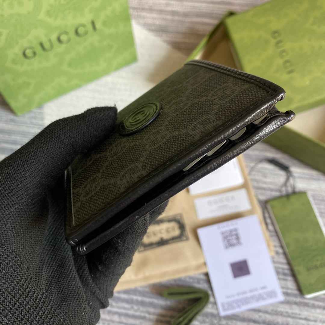 ‎Gucci 671652 Wallet with Interlocking G black