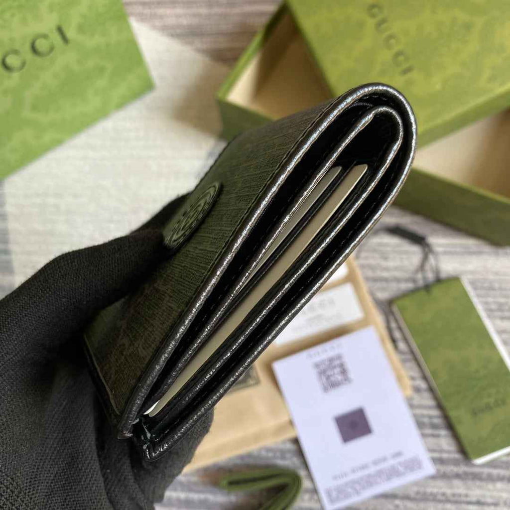 ‎Gucci 671652 Wallet with Interlocking G black