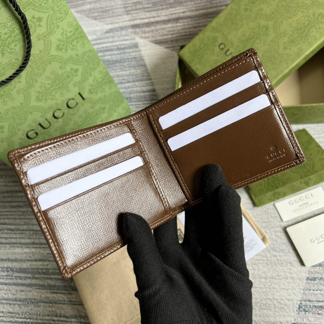 ‎Gucci 671652 Wallet with Interlocking G brown