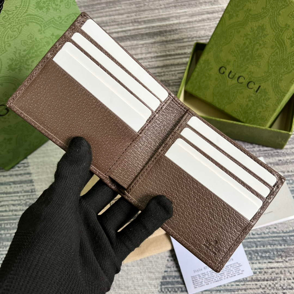 ‎Gucci 671652 Wallet with gucci print brown