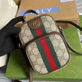 Gucci 671682 Ophidia mini bag Brown leather
