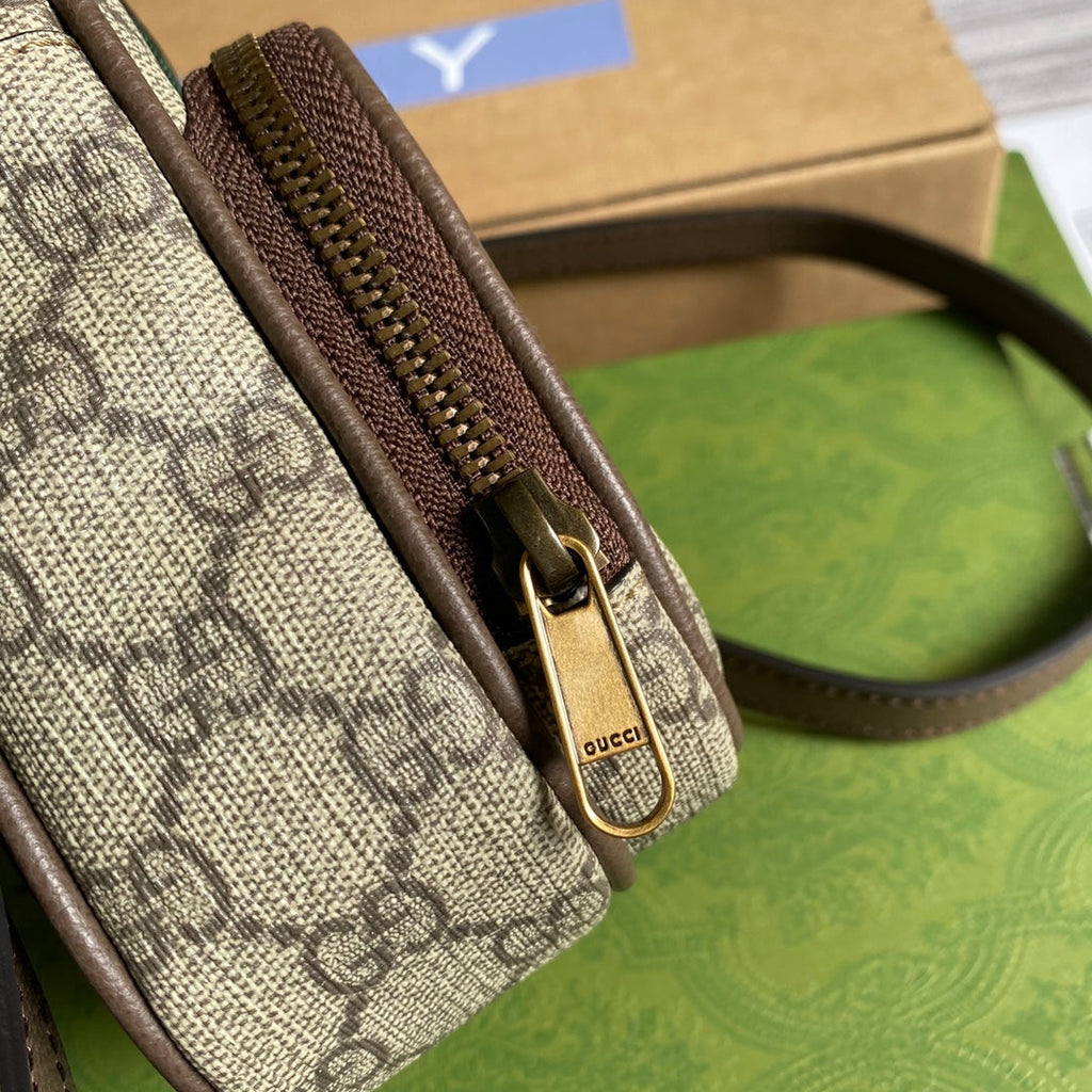 Gucci 671682 Ophidia mini bag Brown leather