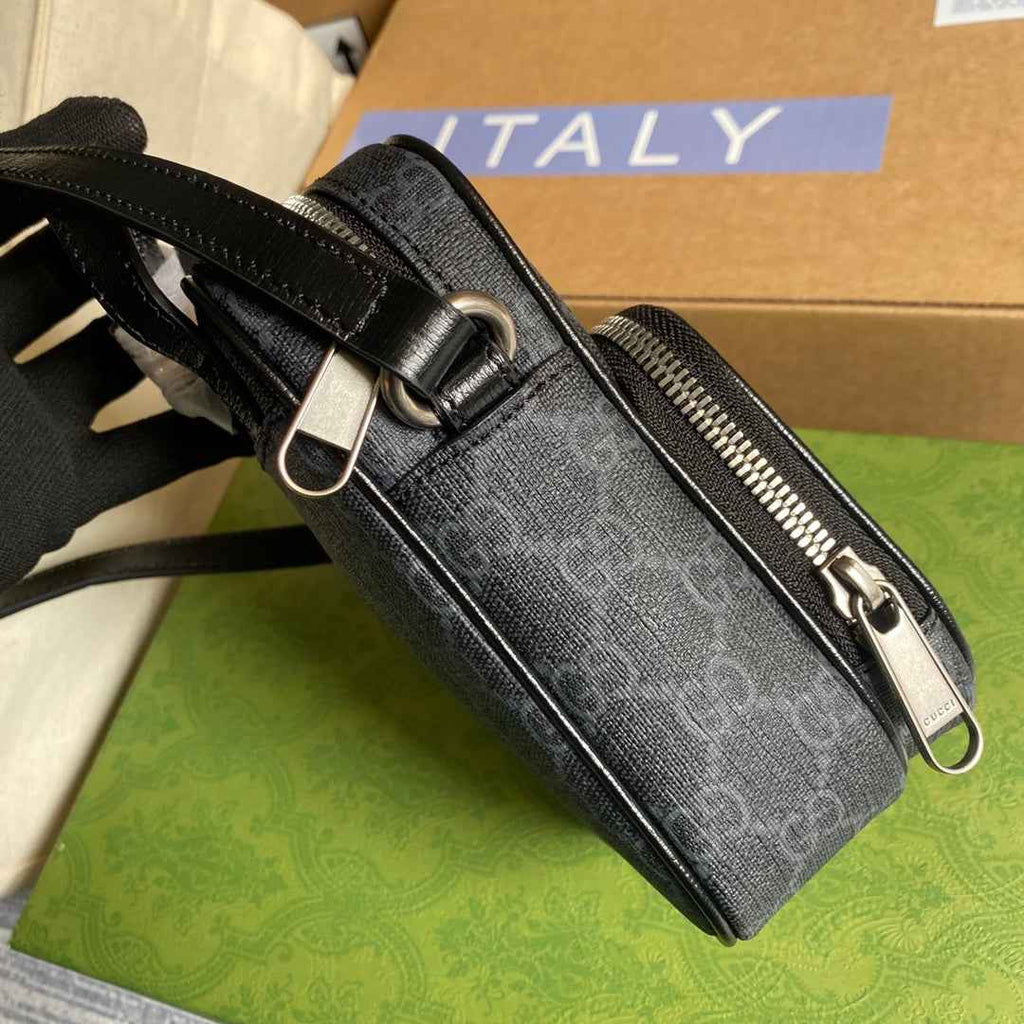 Gucci 672952 Mini bag with Interlocking G Black leather