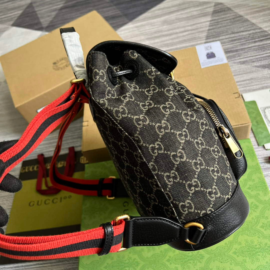 Gucci 674147 Backpack with Interlocking G black GG Supreme