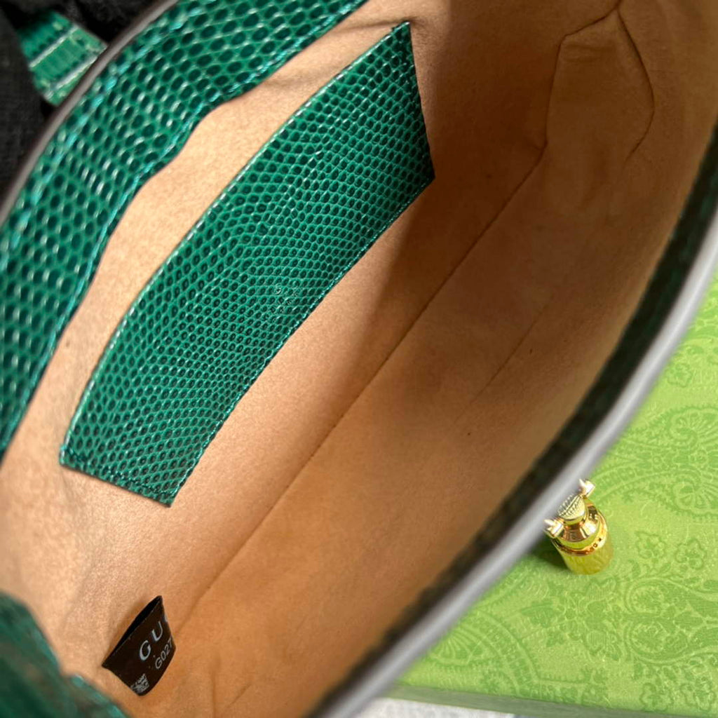 Gucci 675799 Jackie 1961 lizard mini bag Green