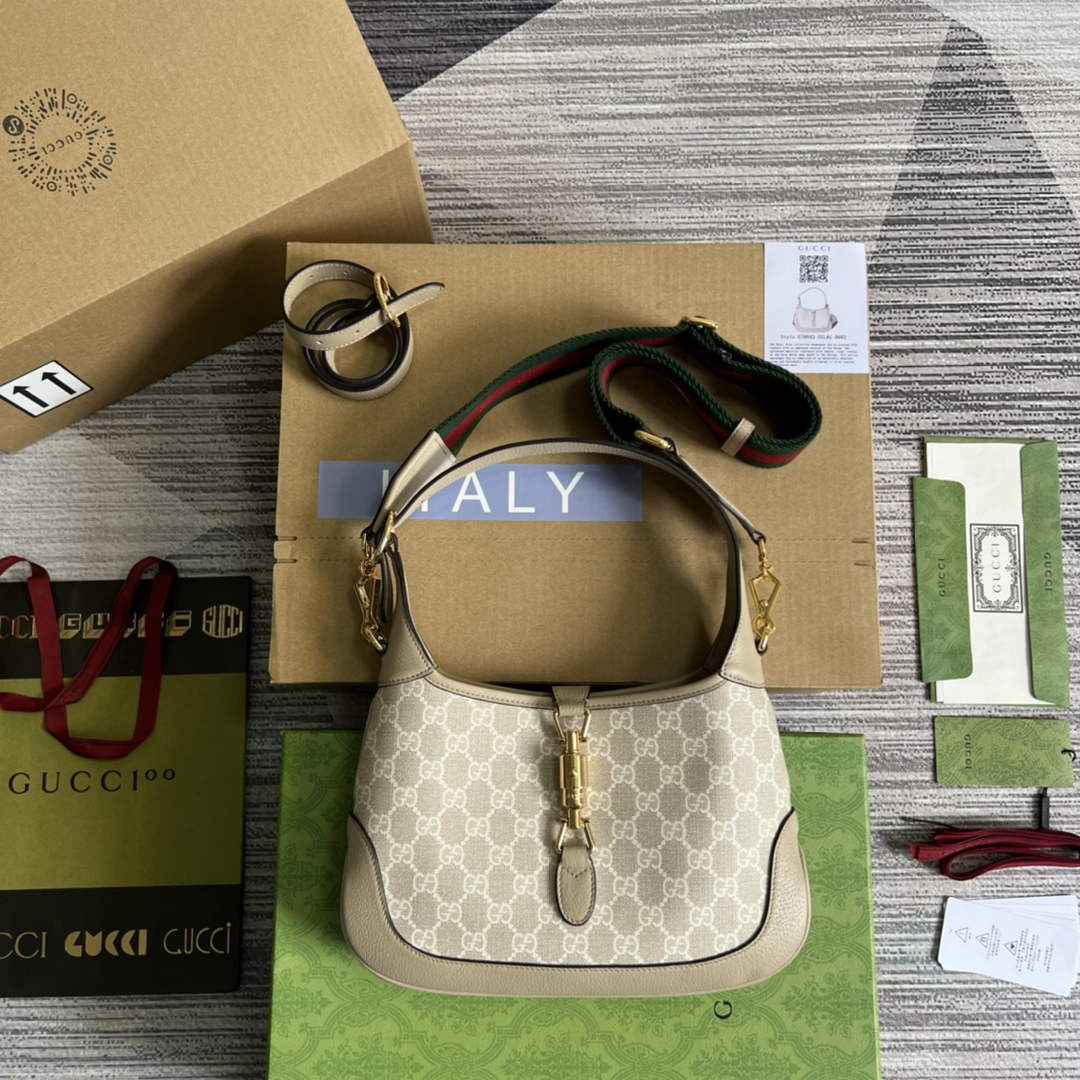 Gucci ‎678843 Jackie 1961 small shoulder bag beige