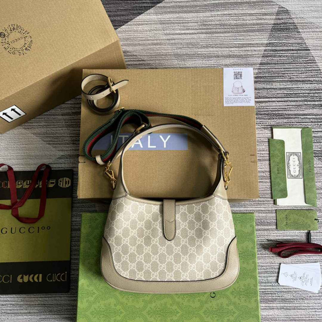 Gucci ‎678843 Jackie 1961 small shoulder bag beige