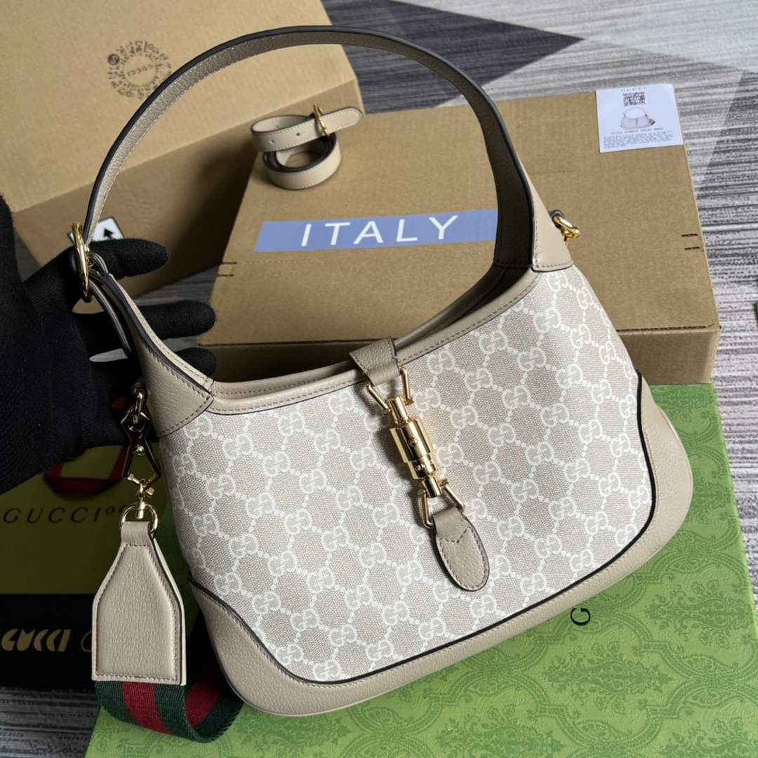 Gucci ‎678843 Jackie 1961 small shoulder bag beige