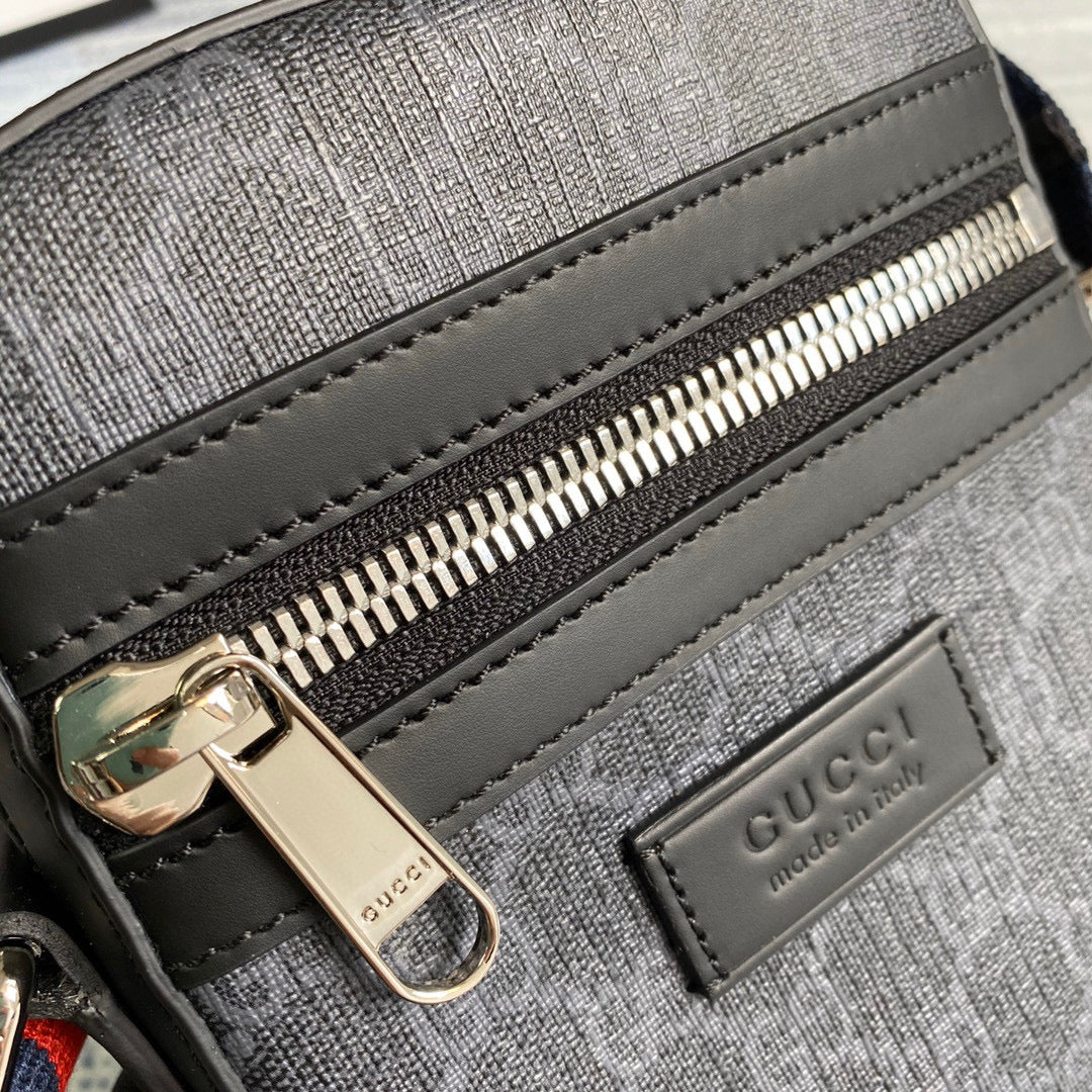 Gucci 682357 GG Black messenger 598103 Black GG Supreme canvas