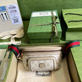 Gucci ‎682933 Belt bag with Interlocking G Beige and white GG Sumpreme