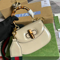 Gucci 686864 Bamboo 1947 mini top handle bag Beige Leather