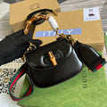 Gucci 686864 Bamboo 1947 mini top handle bag Black