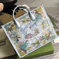Gucci 687827 Tiger Medium tote bag light blue