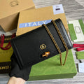 Gucci 696817 Diana mini bag with bamboo Black leather