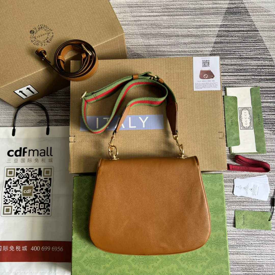 Gucci 699210 Blondie medium bag Brown leather