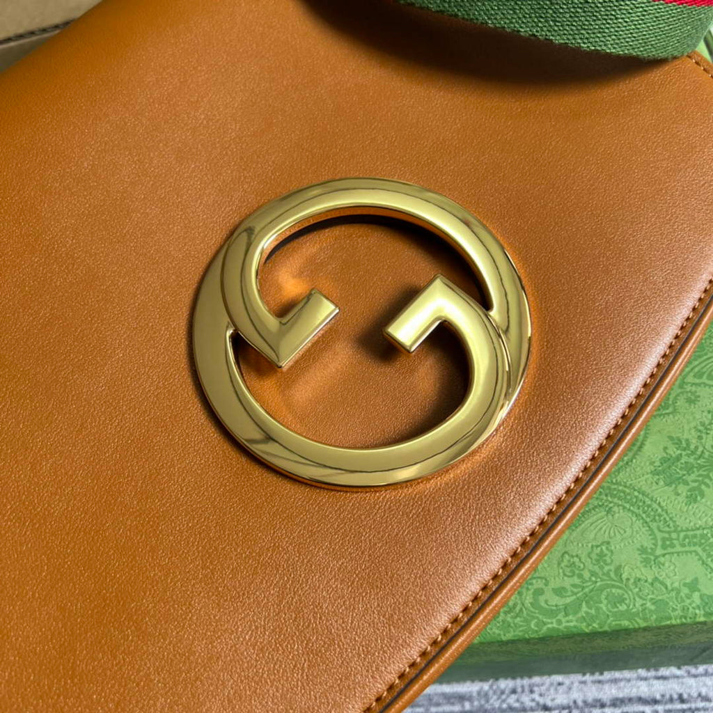 Gucci 699210 Blondie medium bag Brown leather