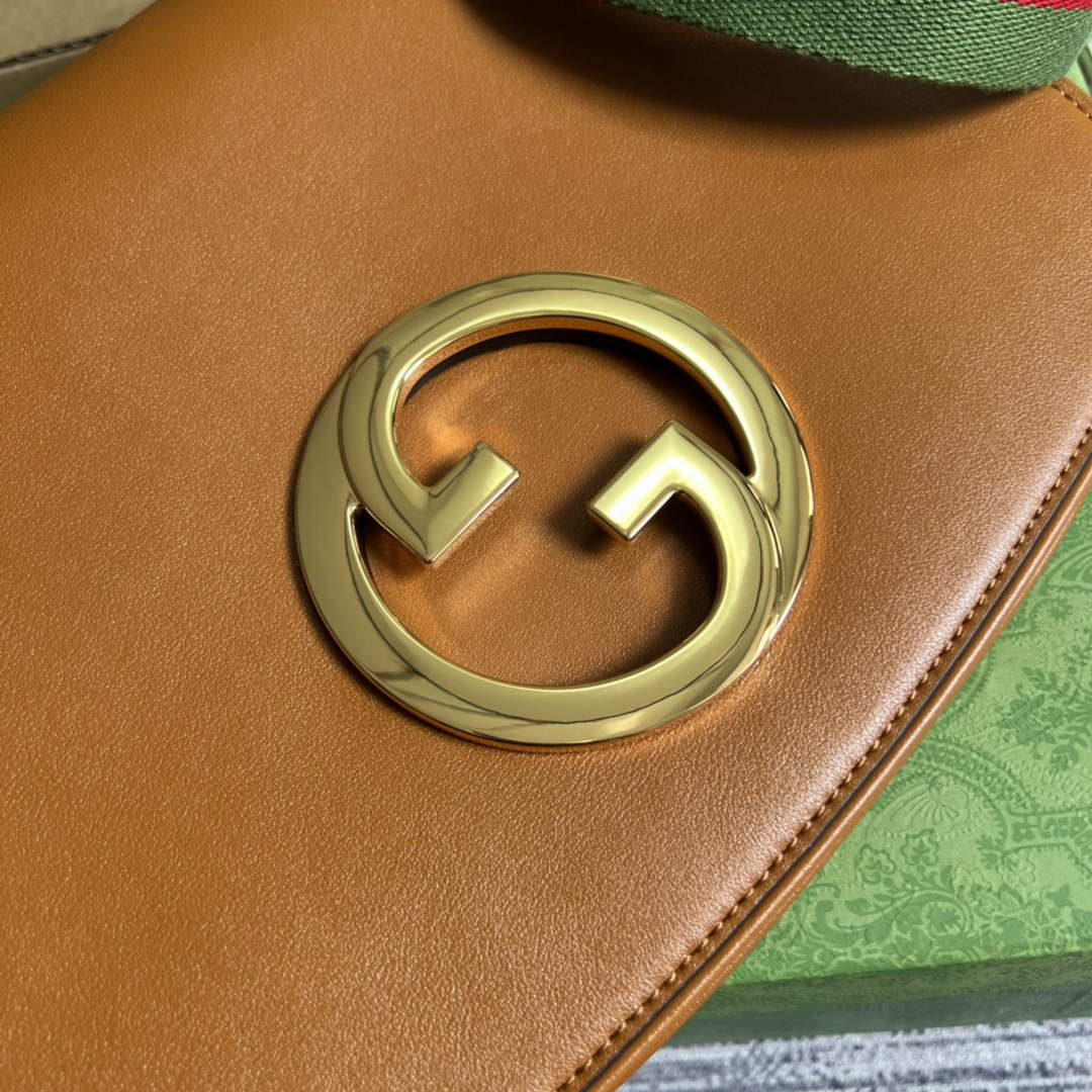 Gucci 699210 Blondie medium bag Brown leather