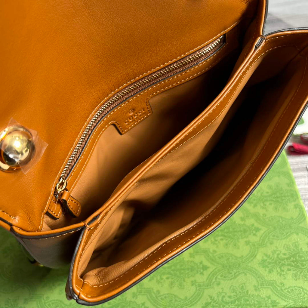 Gucci 699210 Blondie medium bag Brown leather