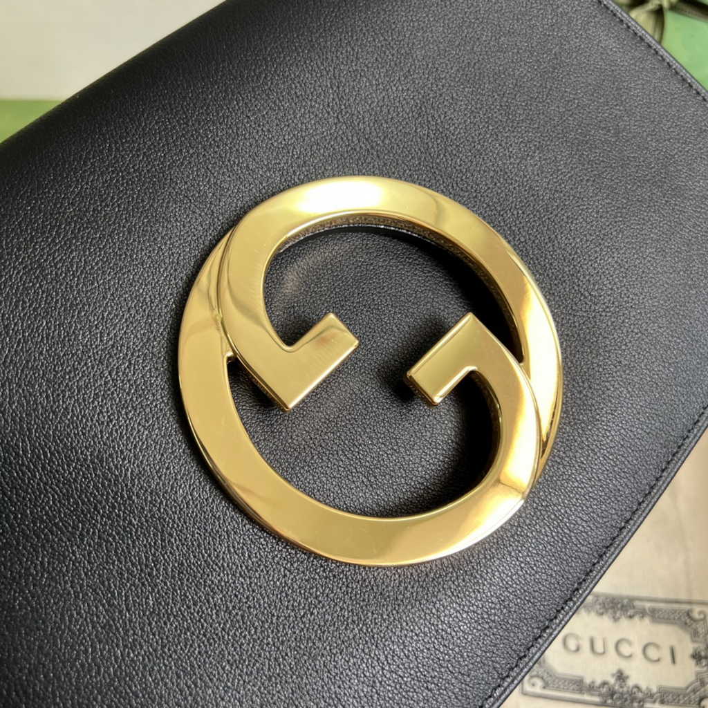 Gucci 699268 Blondie shoulder bag Black leather