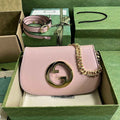 Gucci 699268 Blondie shoulder bag Pink leather