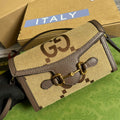 Gucci ‎699296 Horsebit 1955 mini bag brown GG Supreme