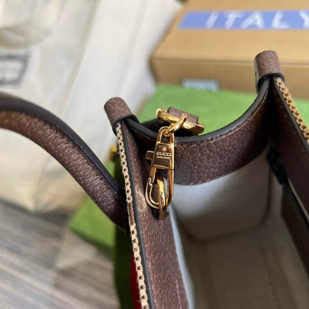 Gucci ‎‎‎699406 Jumbo GG mini tote bag brown