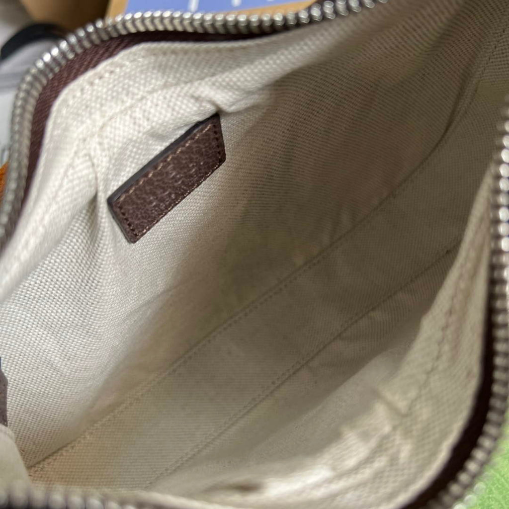 Gucci ‎699409 Attache small shoulder bag Beige GG Supreme canvas
