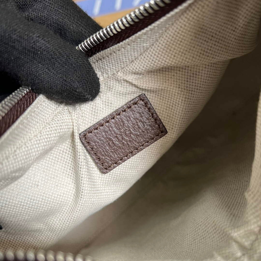 Gucci ‎699409 Attache small shoulder bag Beige GG Supreme canvas