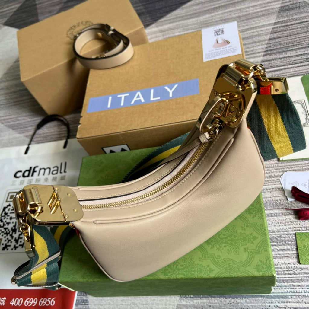 Gucci ‎699409 Attache small shoulder bag kakhi