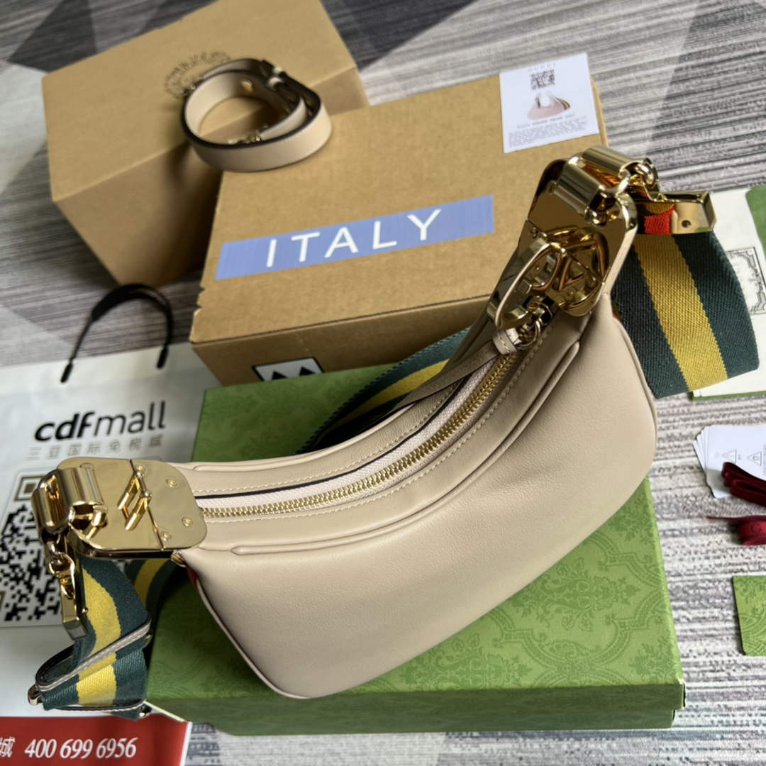 Gucci ‎699409 Attache small shoulder bag kakhi