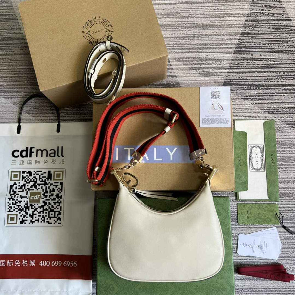 Gucci ‎699409 Attache small shoulder bag white