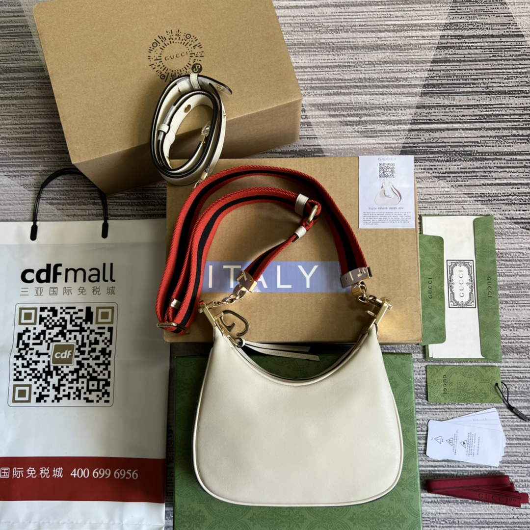 Gucci ‎699409 Attache small shoulder bag white
