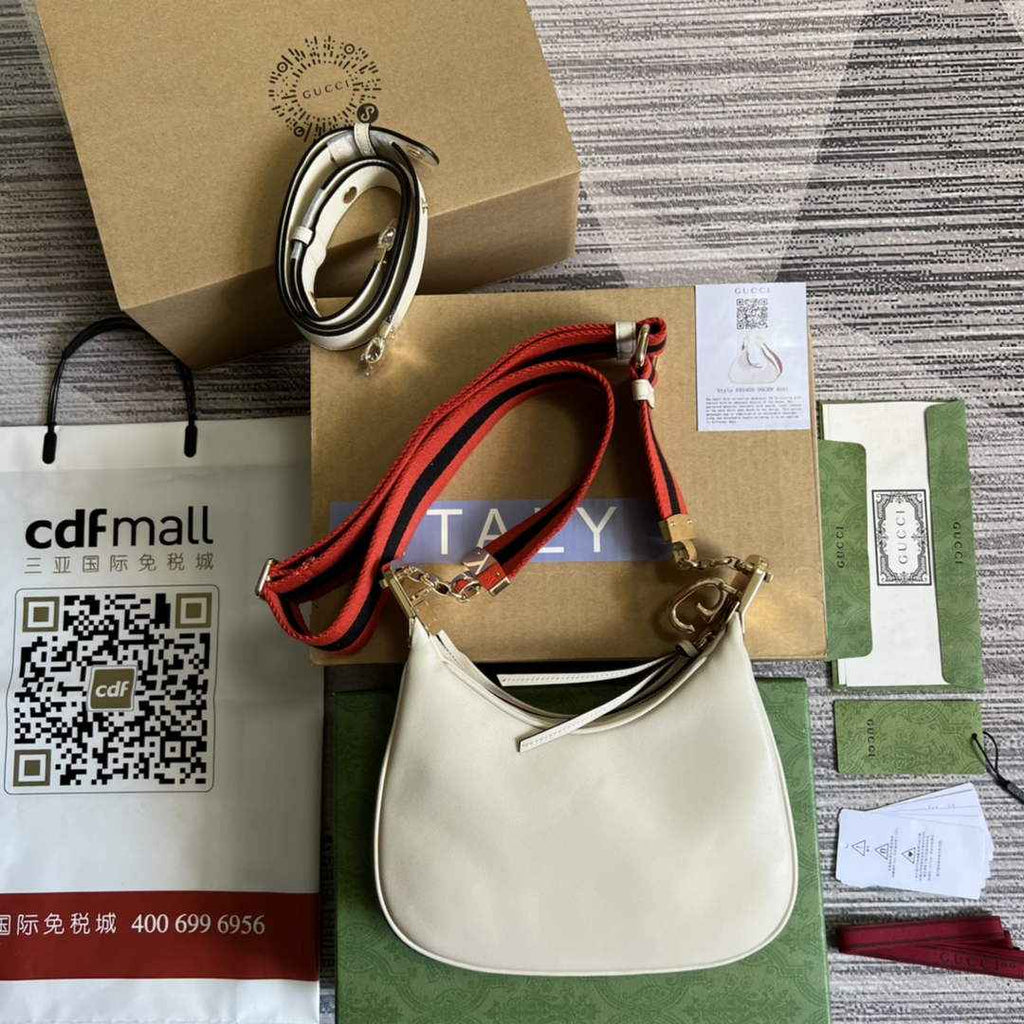 Gucci ‎699409 Attache small shoulder bag white