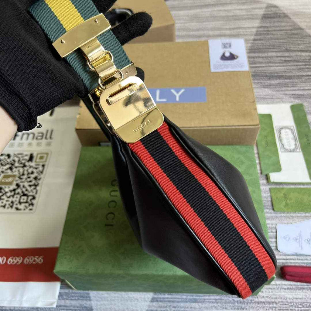 Gucci ‎699409 Attache small shoulder bag Black