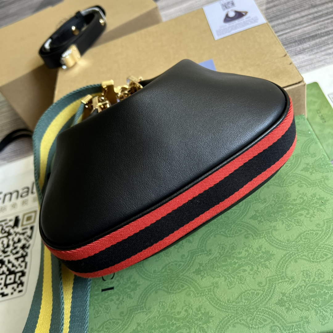 Gucci ‎699409 Attache small shoulder bag Black