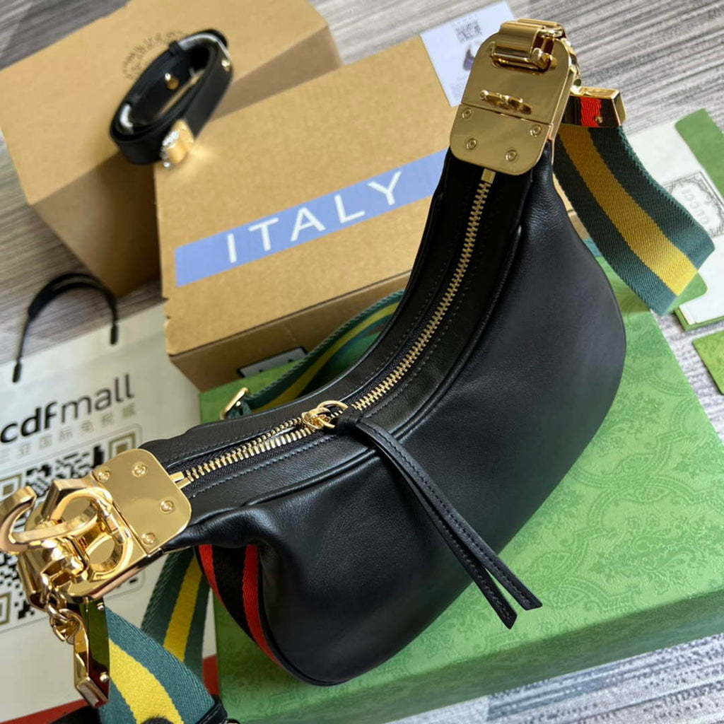 Gucci ‎699409 Attache small shoulder bag Black