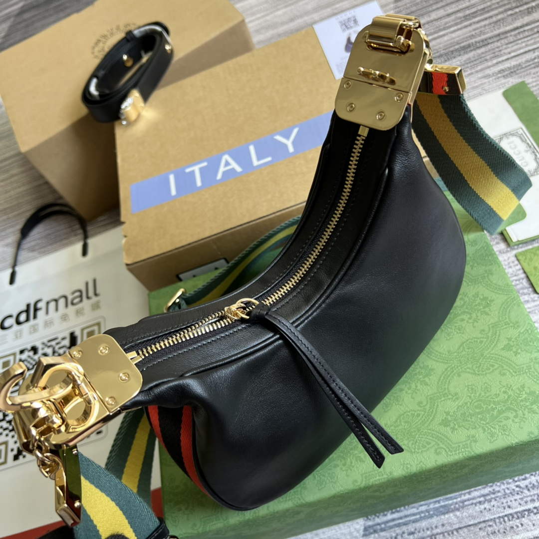 Gucci ‎699409 Attache small shoulder bag Black
